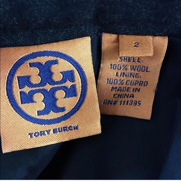 Tory Burch wool pleated embroidered midi skirt - Picture 3 of 5